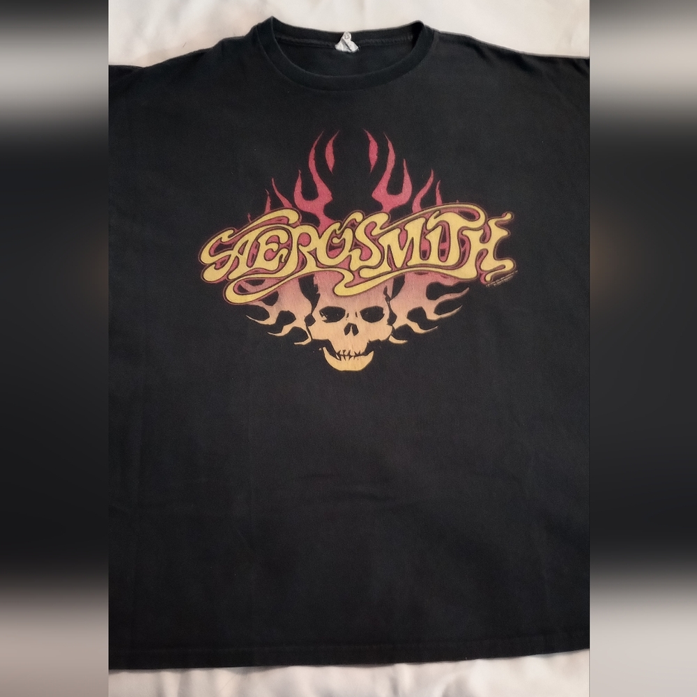 Black Aerosmith Graphic T-Shirt Sz XL
